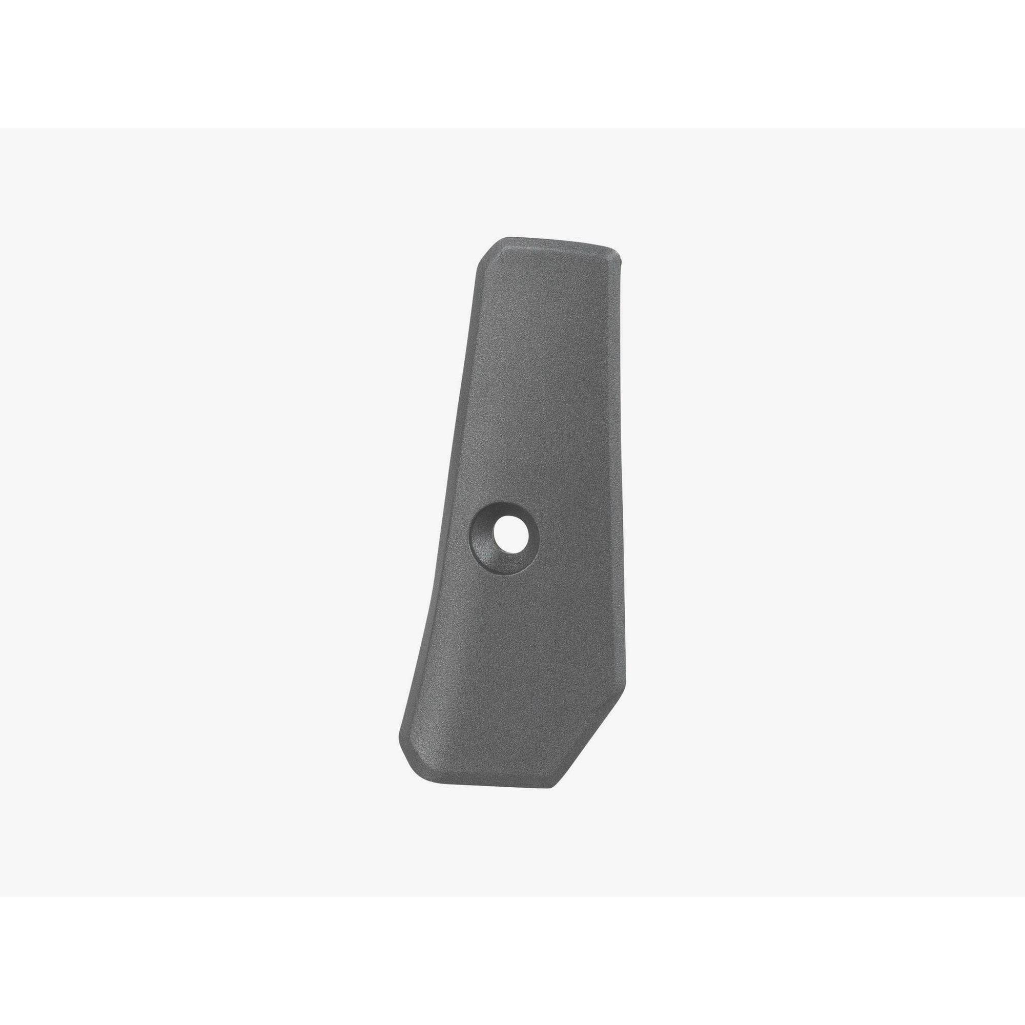 Trek Madone SLR Gen 7 bicycle component, front derailleur hanger cover and frame protection part, black plastic material.