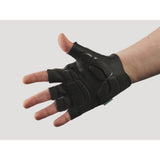 Trek Circuit Twin Gel unisex cycling gloves with gel foam padding for comfort, shown with black and red design.