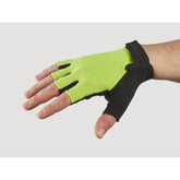 Trek Solstice Gel Padded Unisex Cycling Gloves with grip and comfort features, shown in black with padded palms.