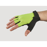 Trek Solstice Gel Padded Unisex Cycling Gloves with grip and comfort features, shown in black with padded palms.