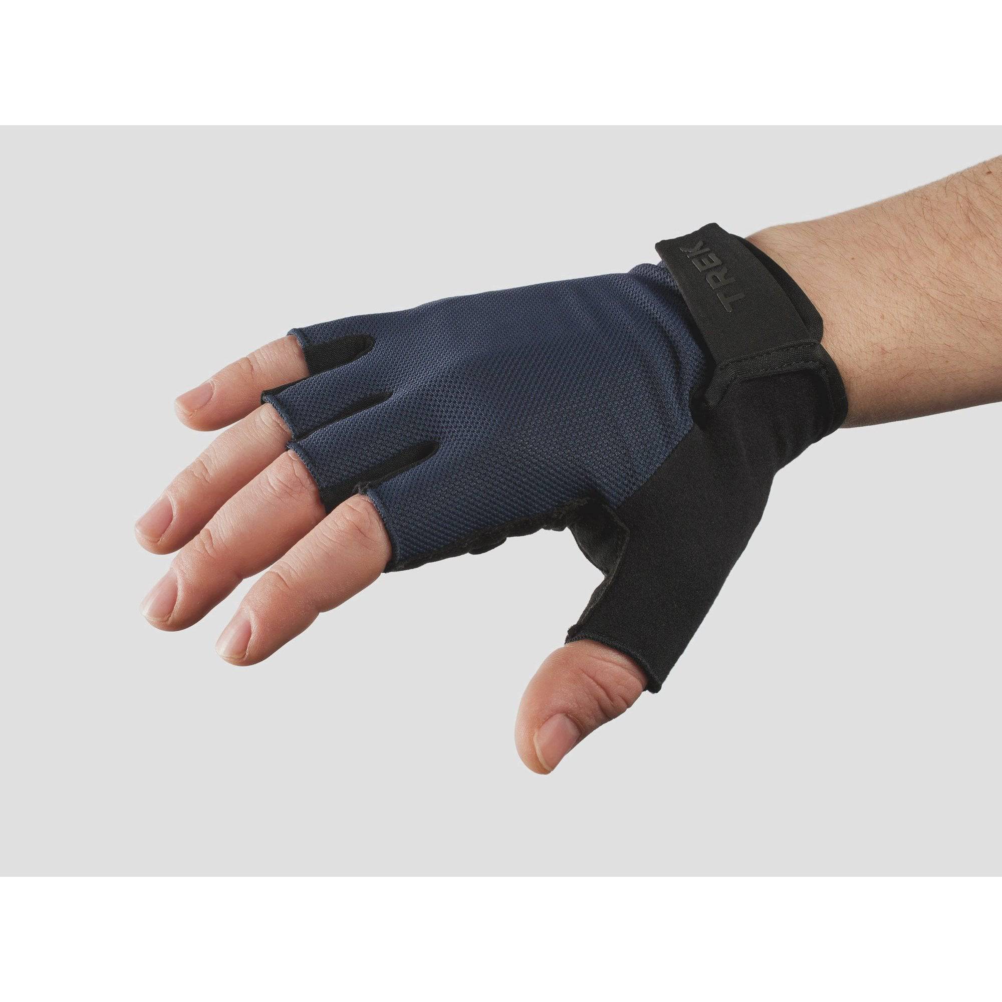 Trek Solstice Gel Padded Unisex Cycling Gloves with grip and comfort for cycling, featuring padded palms and breathable fabric.
