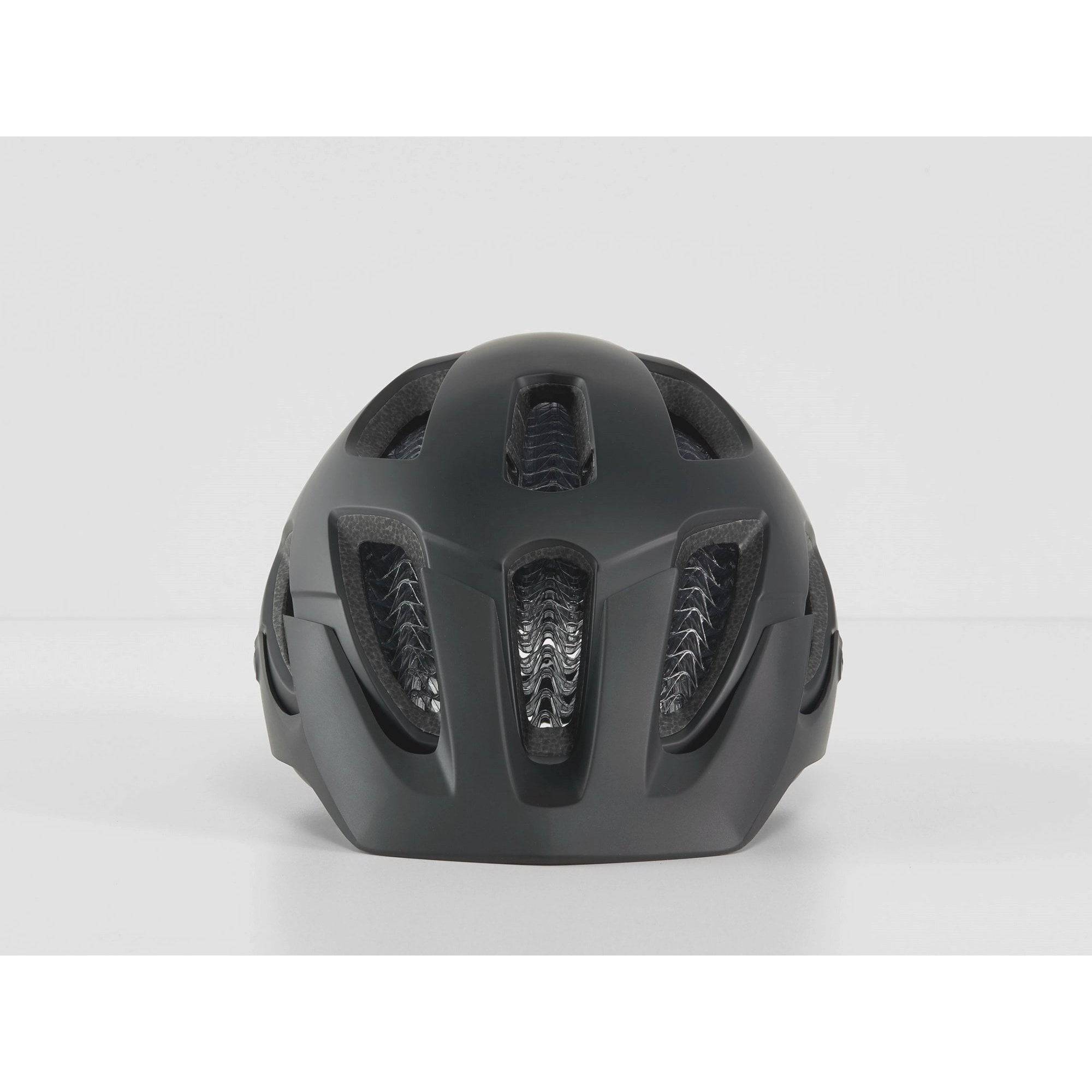 Bontrager Blaze WaveCel mountain bike helmet with Boa fit system and Blendr mount, shown from the side with vents and strap details.