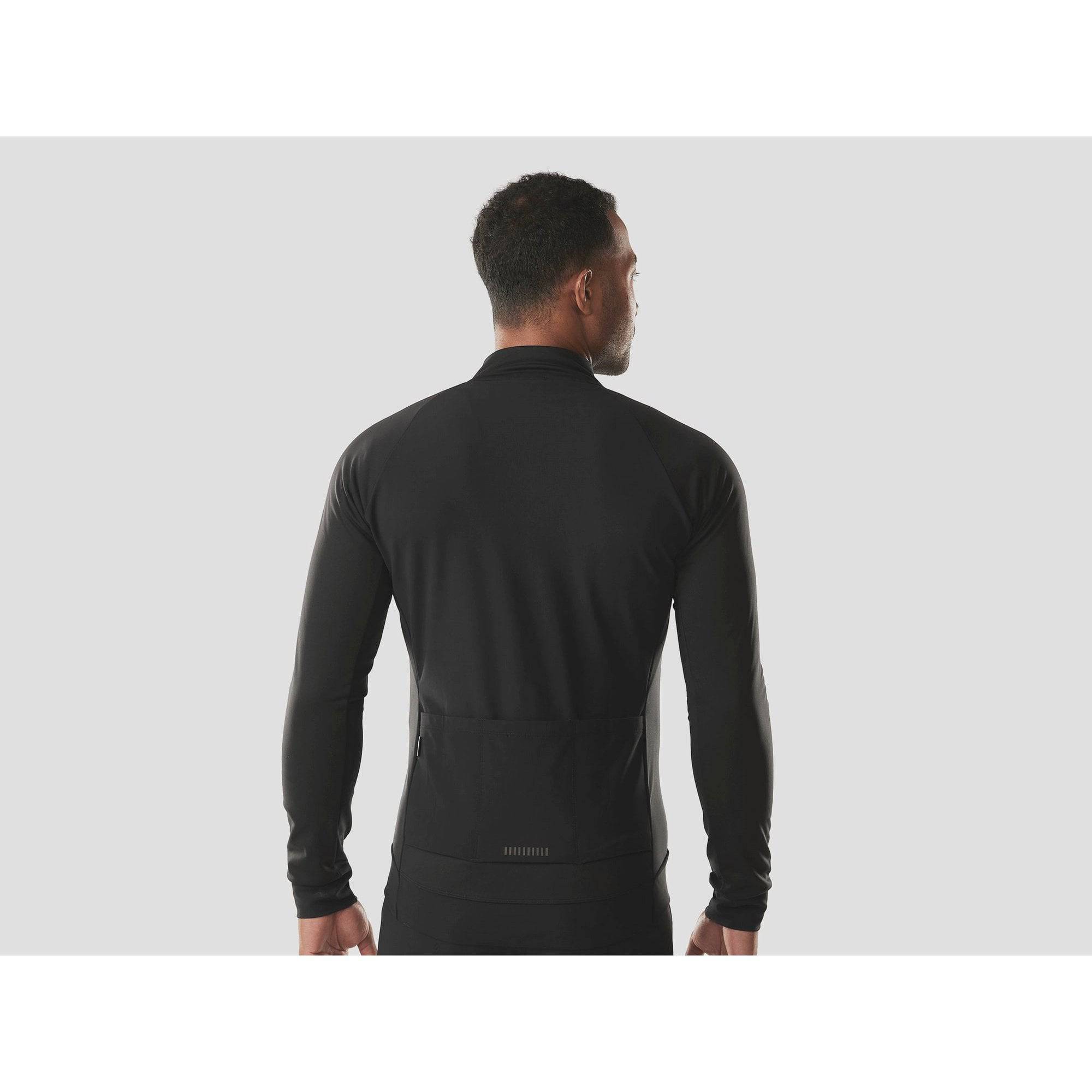 Trek Circuit softshell cycling jacket with fleece lining, windproof and waterproof for outdoor riding.