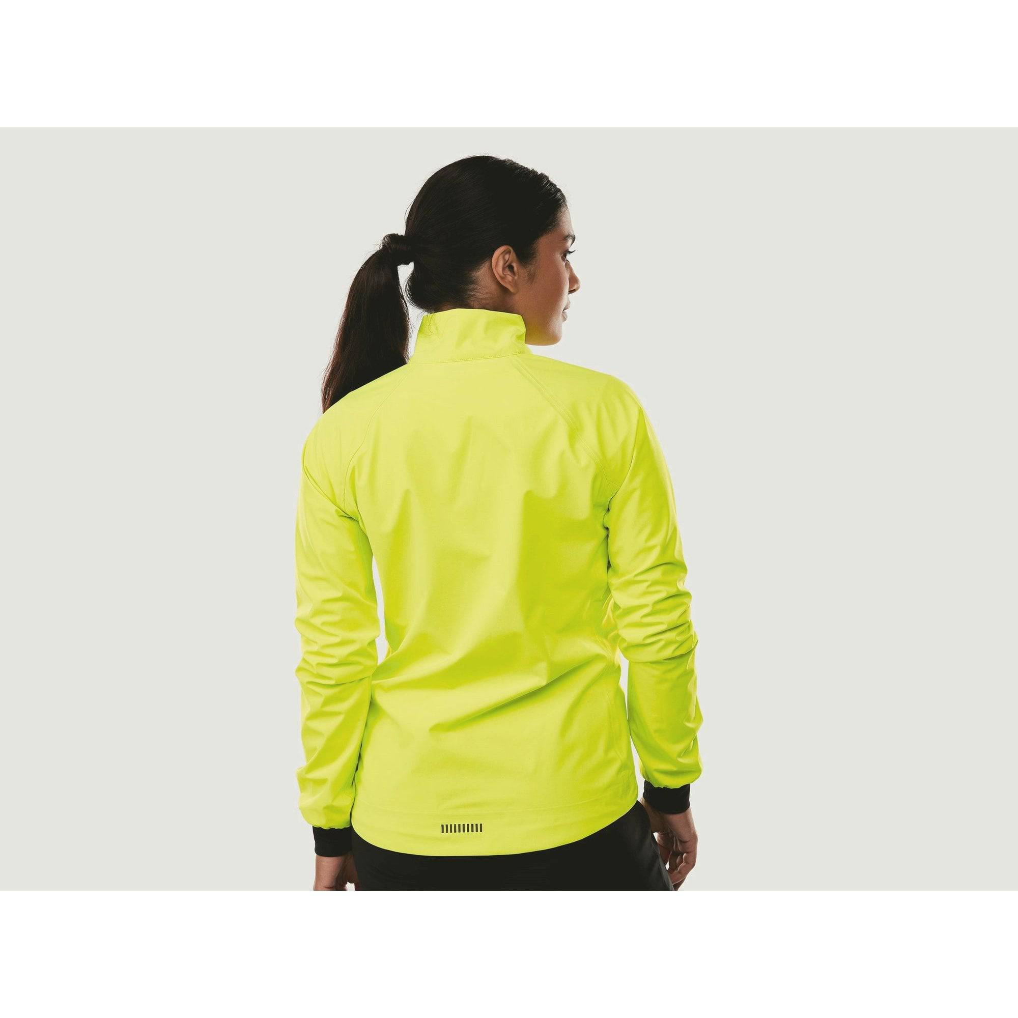Trek Circuit Women's waterproof rain cycling jacket, lightweight and packable, designed for outdoor riding in wet weather.