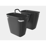 Trek Fetch+ 2 front pannier and rack kit for bikes, weather-resistant bike storage accessories, mounted on a bicycle.