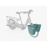 Trek Fetch+ 2 front pannier and rack kit for bikes, weather-resistant storage accessories with sturdy mounting hardware.