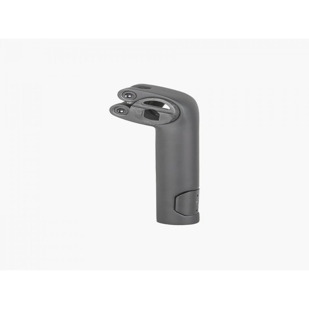 Trek Domane+ HP matte black adjustable bike seatpost, lightweight component for road and e-bikes, with sleek design