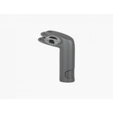 Trek Domane+ HP matte black adjustable bike seatpost mounted on bike frame, showcasing lightweight cycling component for comfort.