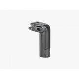 Trek Domane+ HP matte black adjustable bike seatpost, component for road bikes, showing the sleek, lightweight design.