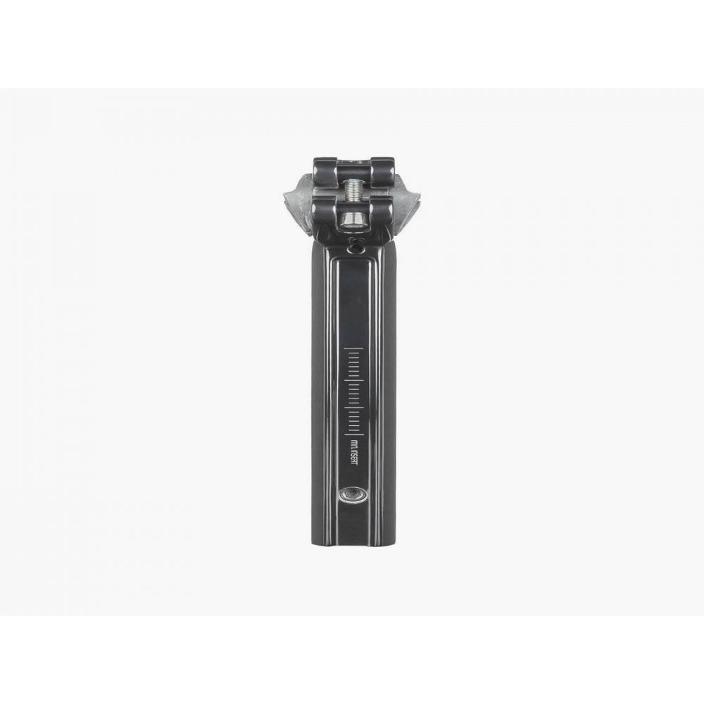 Trek Domane+ HP matte black adjustable bike seatpost, component for road bikes with sleek, lightweight design