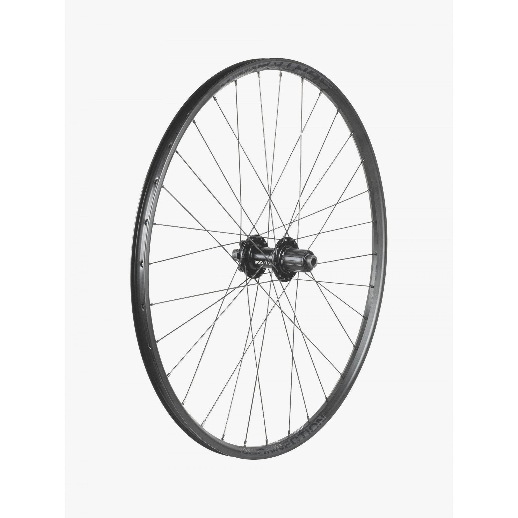 Bontrager Connection Boost 27.5-inch rear wheel with 6-bolt disc, Shimano HG 8/9/10-speed, black bike component