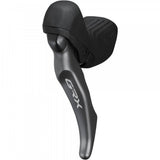 Shimano GRX BL-RX820 left-hand hydraulic drop bar brake lever for gravel bike components, with ergonomic design and hydraulic operation.