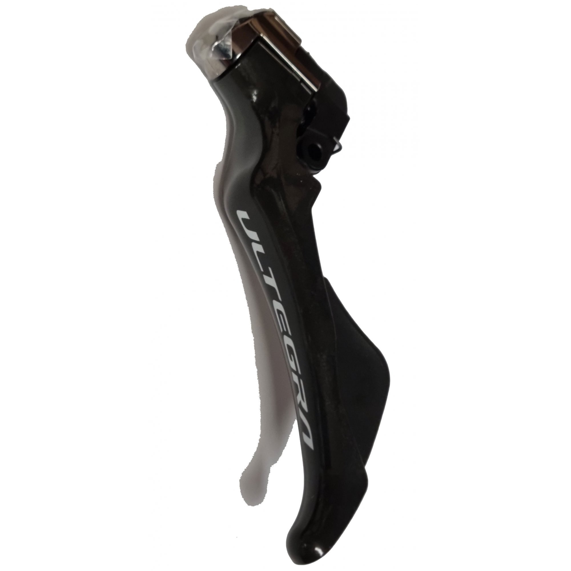 Shimano Spares ST-R8000 left hand main lever assembly for road bike shifters, showing detailed components and ergonomic design.