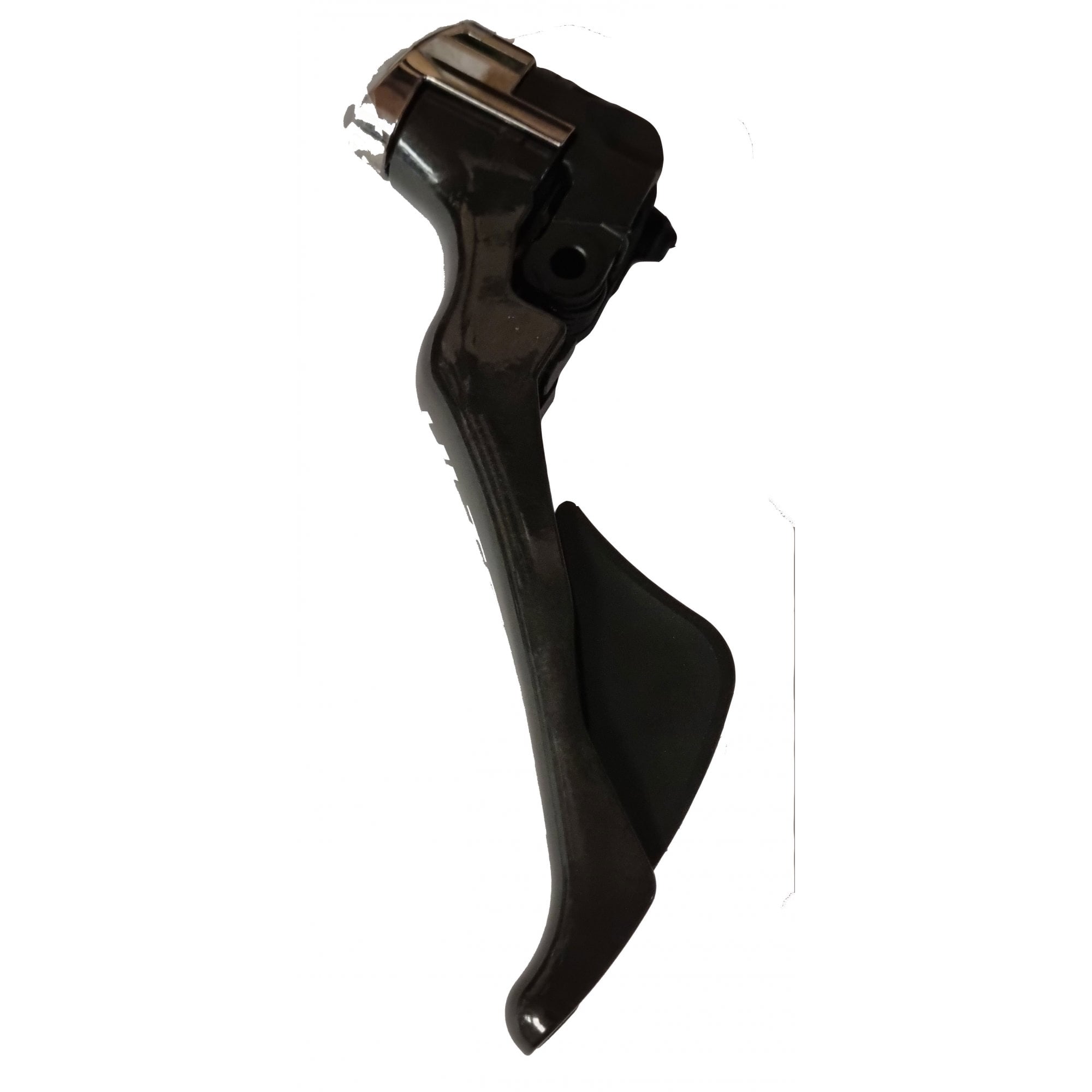 Shimano Spares ST-R8000 left hand main lever assembly for road bike shifters, detailed view of component for bicycle components.