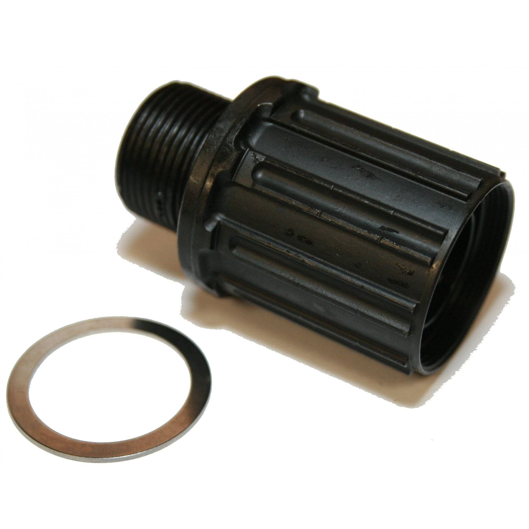 Shimano FH-M6010 freewheel body replacement for smooth gear shifting, shown in close-up view of the component.