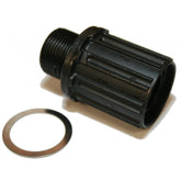 Shimano FH-M6010 freewheel body replacement for smooth gear shifting, shown in close-up view of the component.