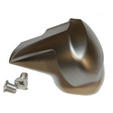 Shimano ST-9001 right hand name plate with fixing screws, replacement component for Shimano bicycle shifters.