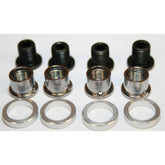 Shimano FC-M8100 gear fixing bolt unit pack of 4 for bicycle components, genuine replacement spares, black metal bolts.