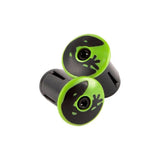 Lizard Skins DSP bar tape with packaged plugs for improved bike grip, showing textured surface and installation accessories.