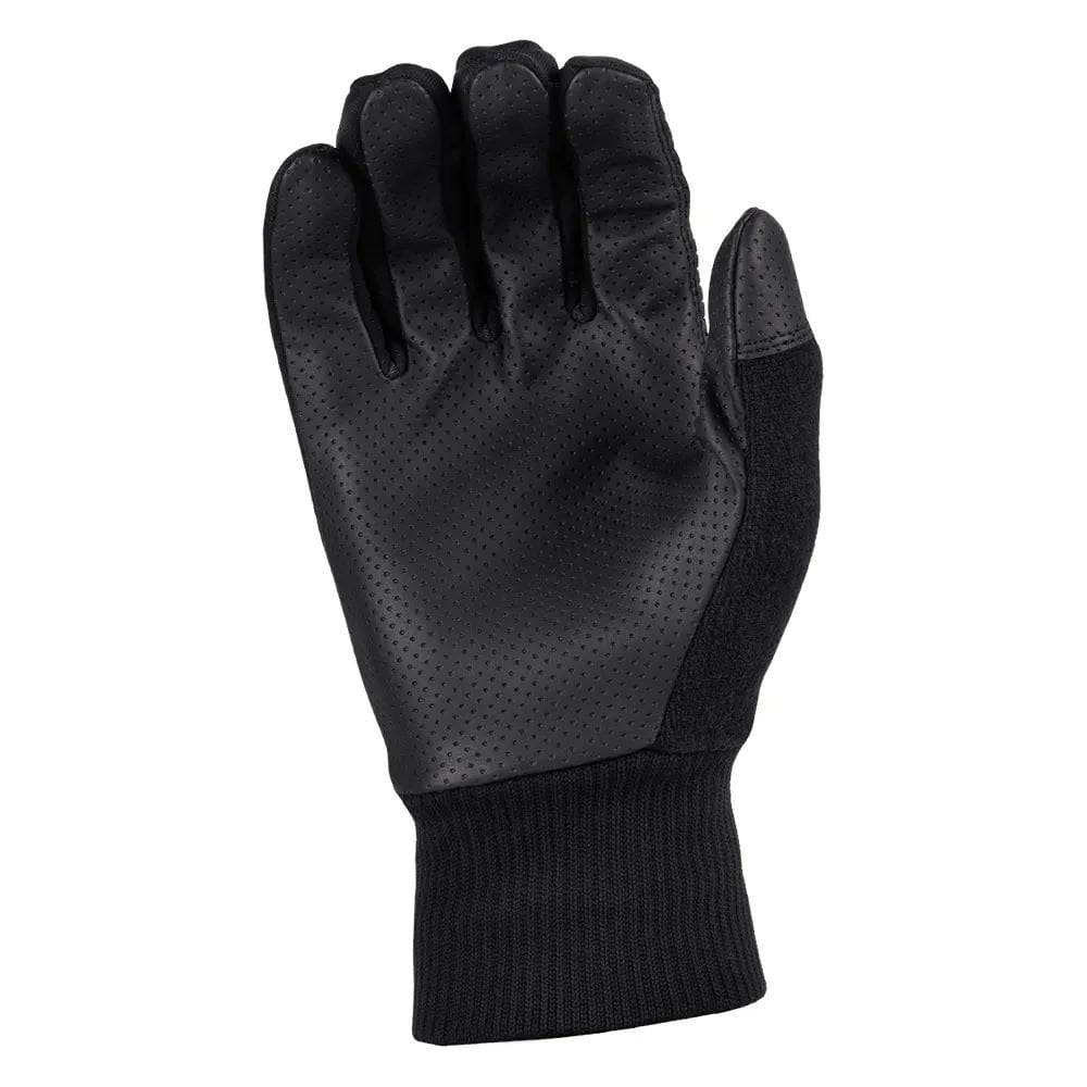 Lizard Skins Monitor Traverse gloves with AX suede palm and gel padding for enhanced grip, designed for cycling or outdoor activities.