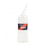 Joe's No Flats 125ml reusable tubeless sealant application bottle, compact component for bike tire maintenance and sealant application.