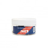 Joe's No Flats Presta to Schrader valve converters pack with 10 pairs, compatible with tubeless tires for bicycle components.
