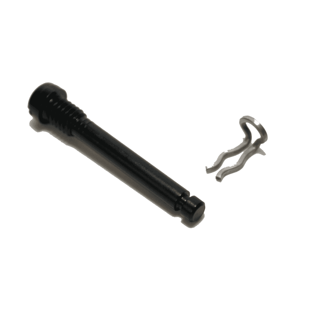 Shimano BR-R9170 brake pad axle and snap retainer replacement components for bike brake system.