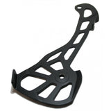 Shimano RD-RX810 rear derailleur inner plate replacement part for bike components, showing detailed metal gear teeth and structure.