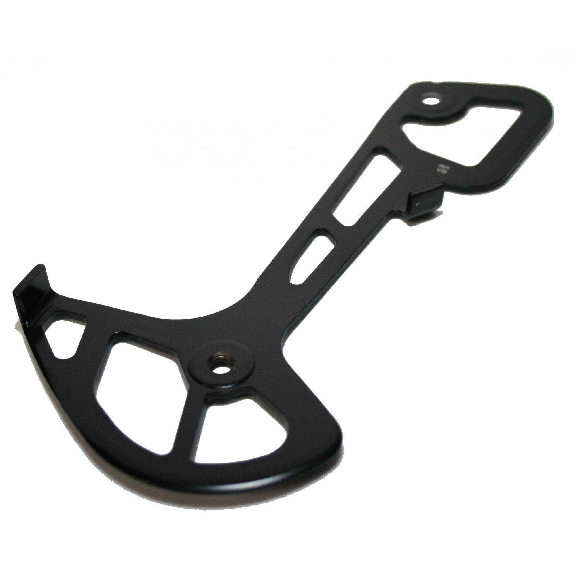 Shimano RD-M8100 SGS inner plate replacement for rear derailleur, showcasing a spare component for bike gear shifting.