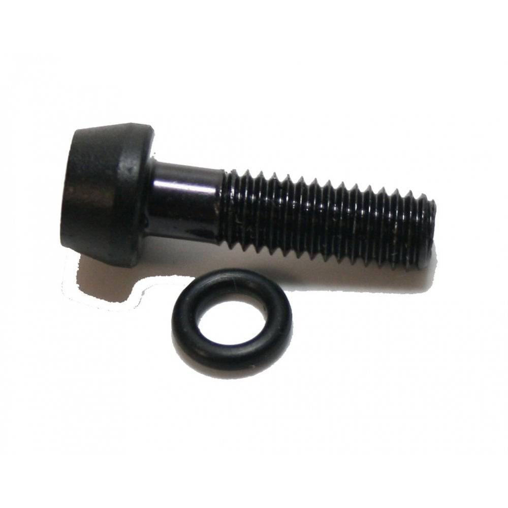 Shimano BL-M9100 brake clamp bolt and O-ring, M5 x 17mm, genuine spare components for Shimano bicycle brakes.