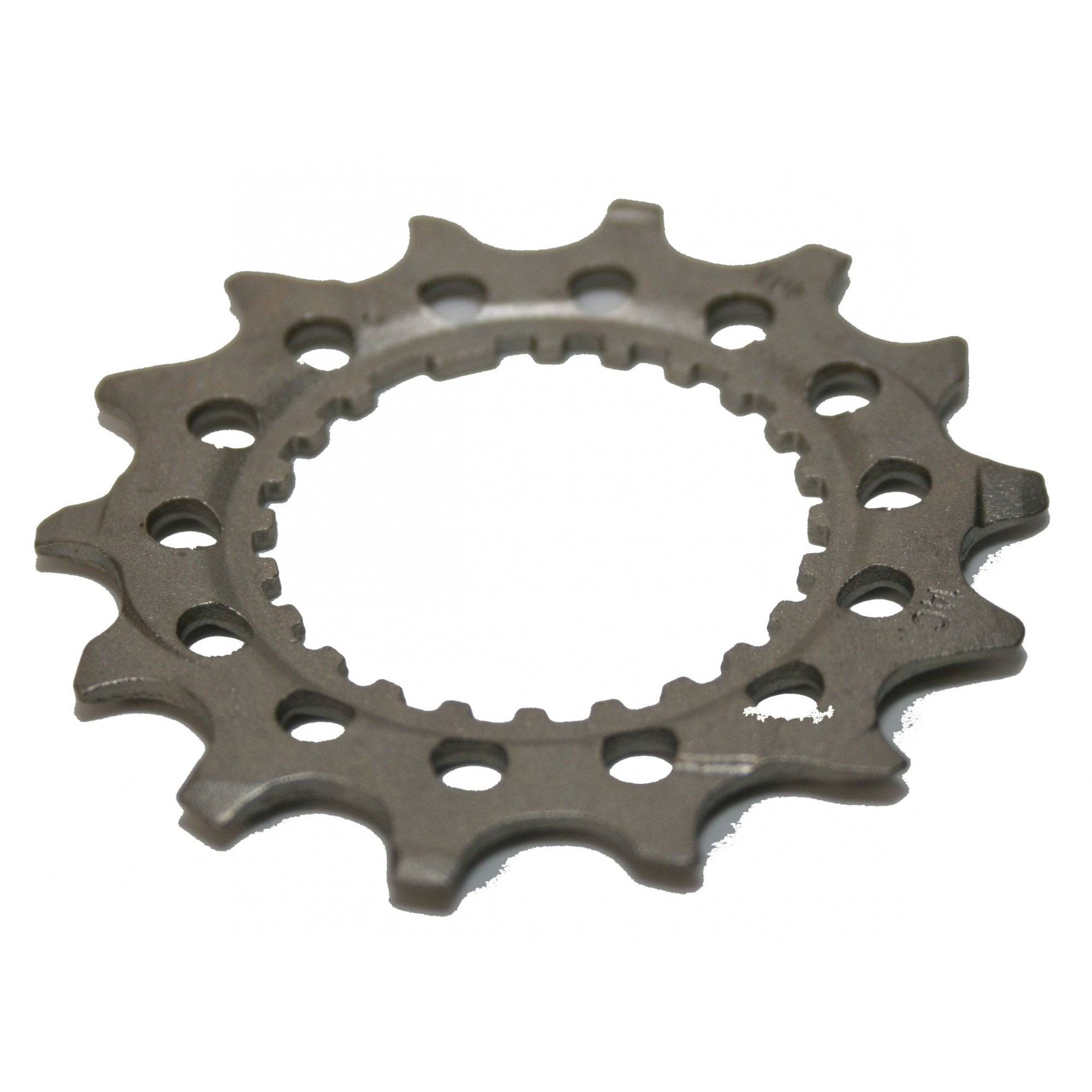 Shimano CS-M8100 14T sprocket wheel for bike gear shifting, Shimano spares component with metal teeth and durable construction.
