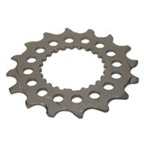Shimano CS-M8100 16T sprocket wheel replacement for cassette drivetrain, showing metal gear teeth and compact design.