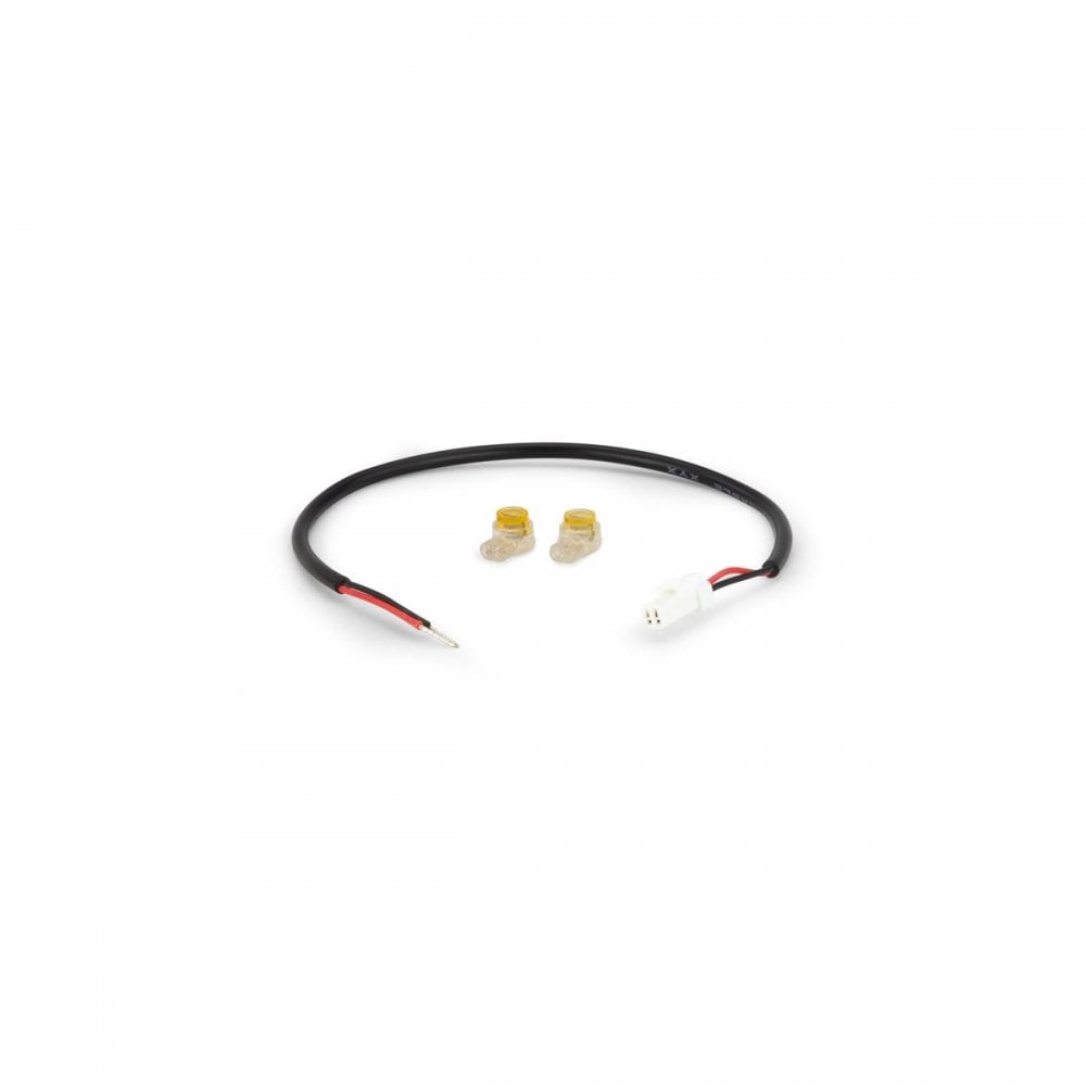 Exposure front light connection cable with gel connectors for Yamaha eBike system, designed for reliable electrical connections.