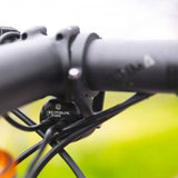 Black Exposure Fuse front LED light for e-bike, 1000 lumens, compact bike commuter accessory with bright illumination.