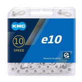 Kmc E10 Ebike Chain Silver 122L Chain