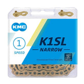 Kmc K1Sl Narrow Ti-Ni Gold 100L Chain