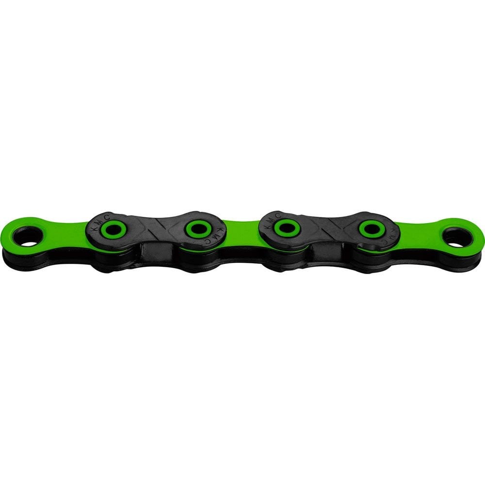 Kmc X12 Dlc Black/Green 126L Chain
