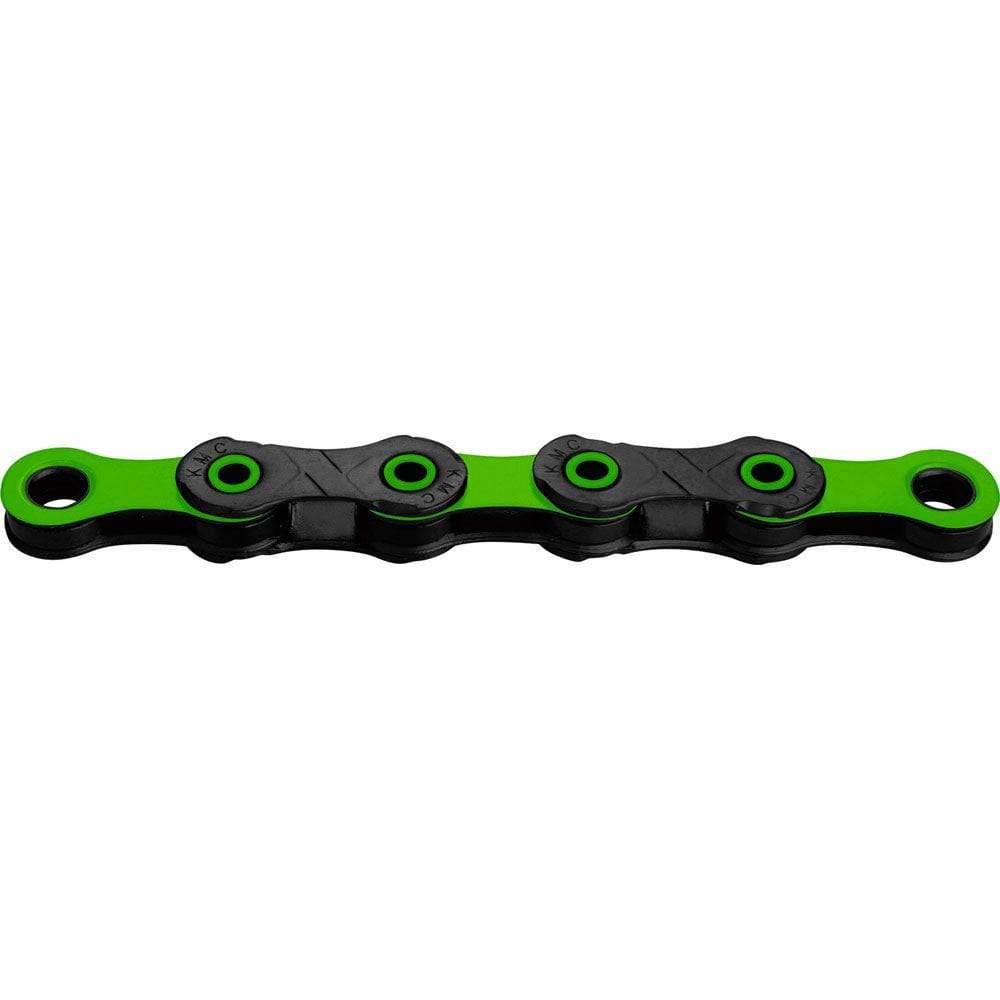 Kmc X12 Dlc Black/Green 126L Chain
