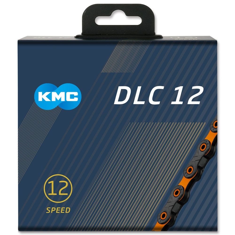Kmc X12 Dlc Black/Orange 126L Chain