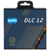 Kmc X12 Dlc Black/Orange 126L Chain