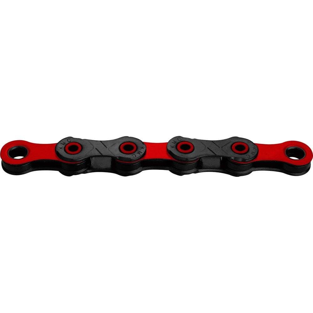 Kmc X12 Dlc Black/Red 126L Chain