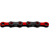 Kmc X12 Dlc Black/Red 126L Chain
