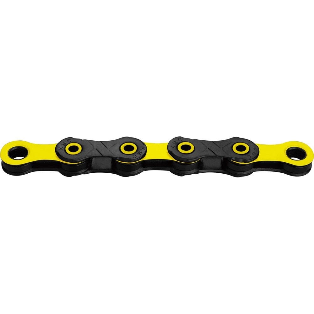 Kmc X12 Dlc Black/Yellow 126L Chain