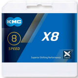Kmc X8 Silver 114L Chain
