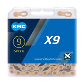 Kmc X9 Ti-N Gold Chain 114L Chain