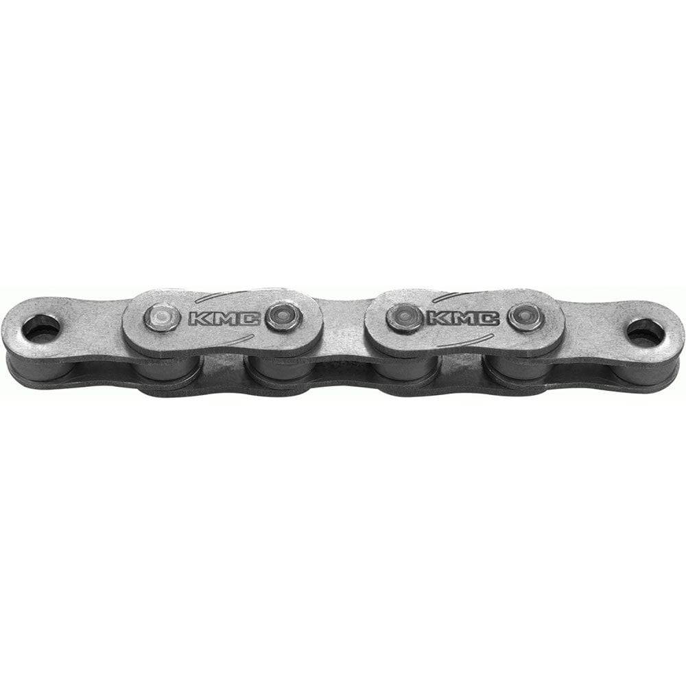 KMC Z1Ehx Narrow EPT 128L chain for mid-motor e-bikes and single-speed systems, showing links and branding details.