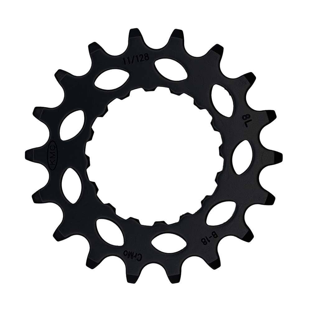 KMC Bosch front 18T chain ring for Bosch II E-bike systems, bicycle components for enhanced gear performance.