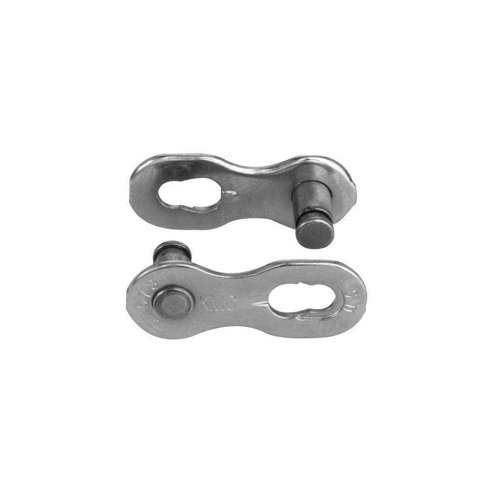 KMC Missinglink E1Nr EPT silver single speed chain connector 3/32 inch, two-pack, bicycle component spare part