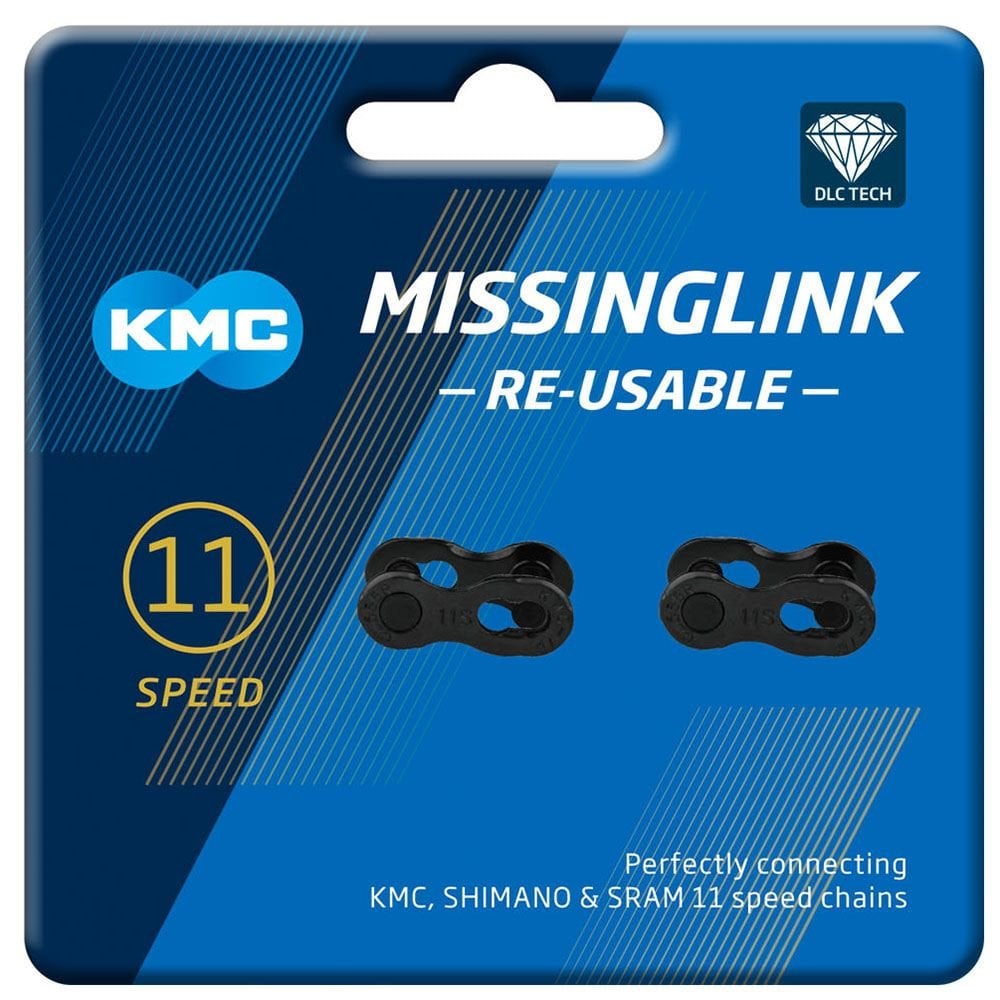 Kmc Missinglinks 11R Dlc Black 2 Pr (Re-Useable) Spares & Accessories