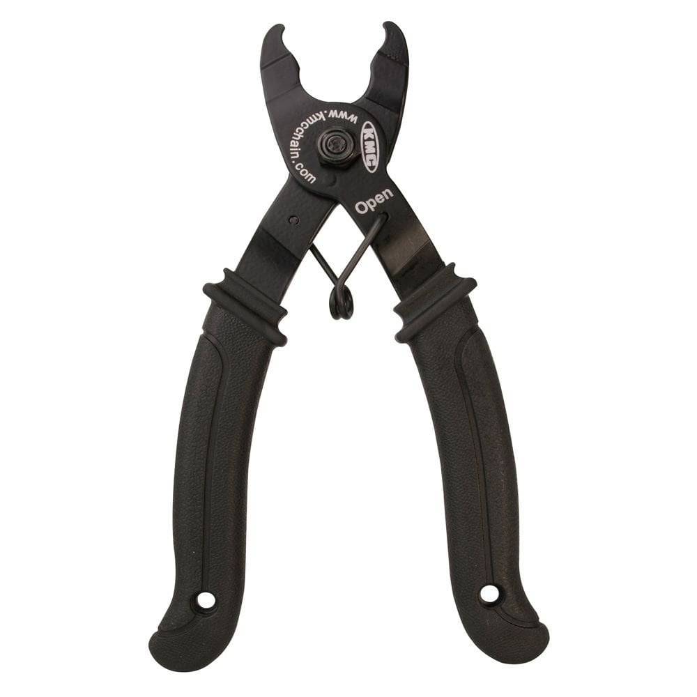 KMC Missing Link Remover Pliers for precise bicycle chain link maintenance, workshop tool for easy chain link removal